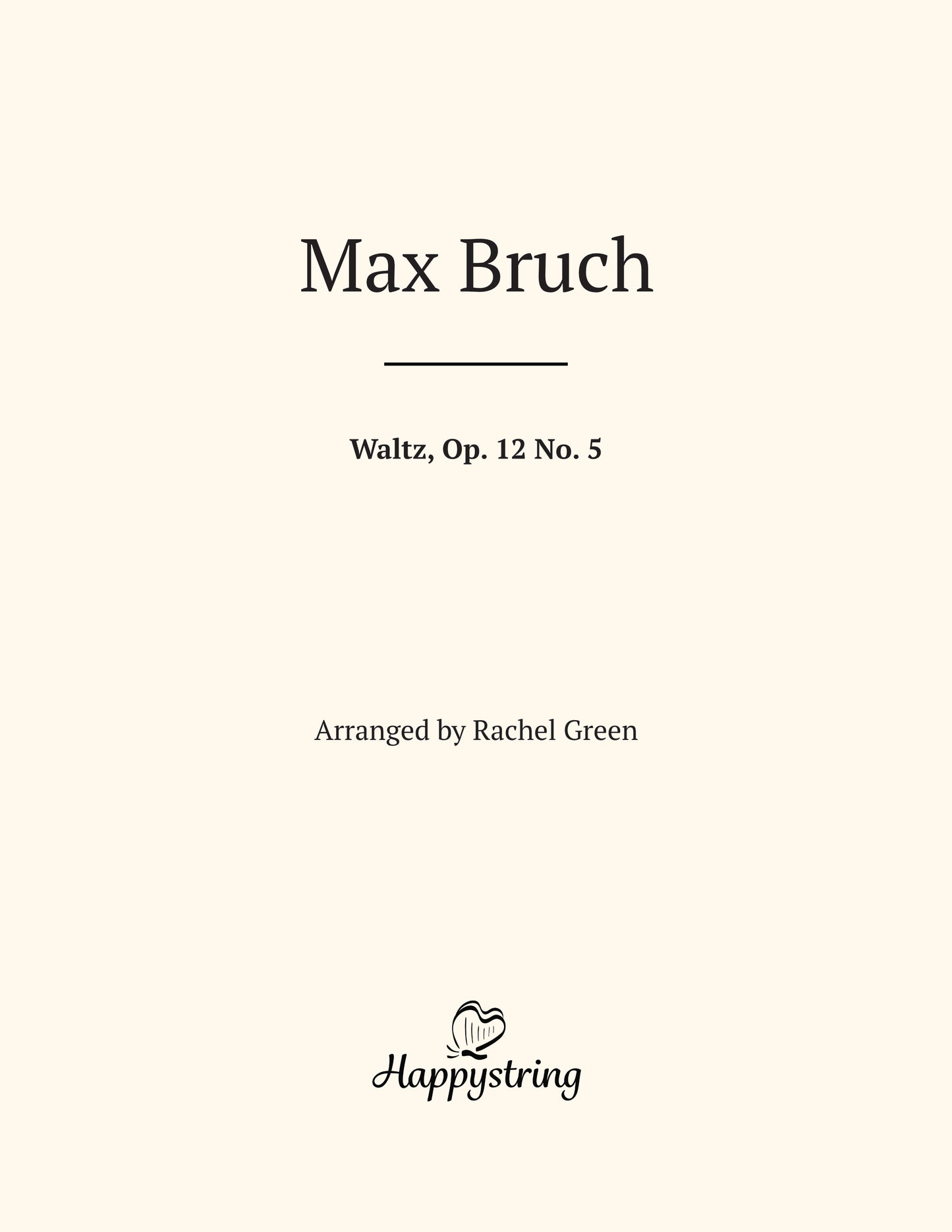 Waltz by Max Bruch