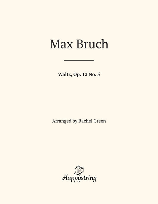 Waltz by Max Bruch