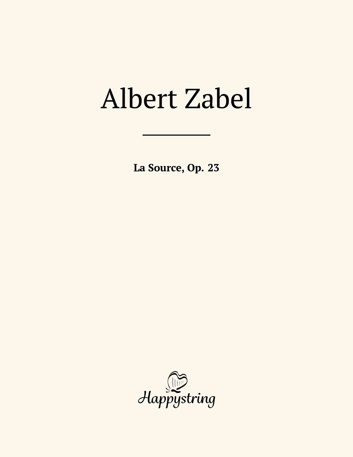 La Source by Albert Zabel