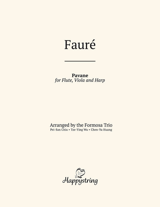 Pavane by Fauré Digital Edition