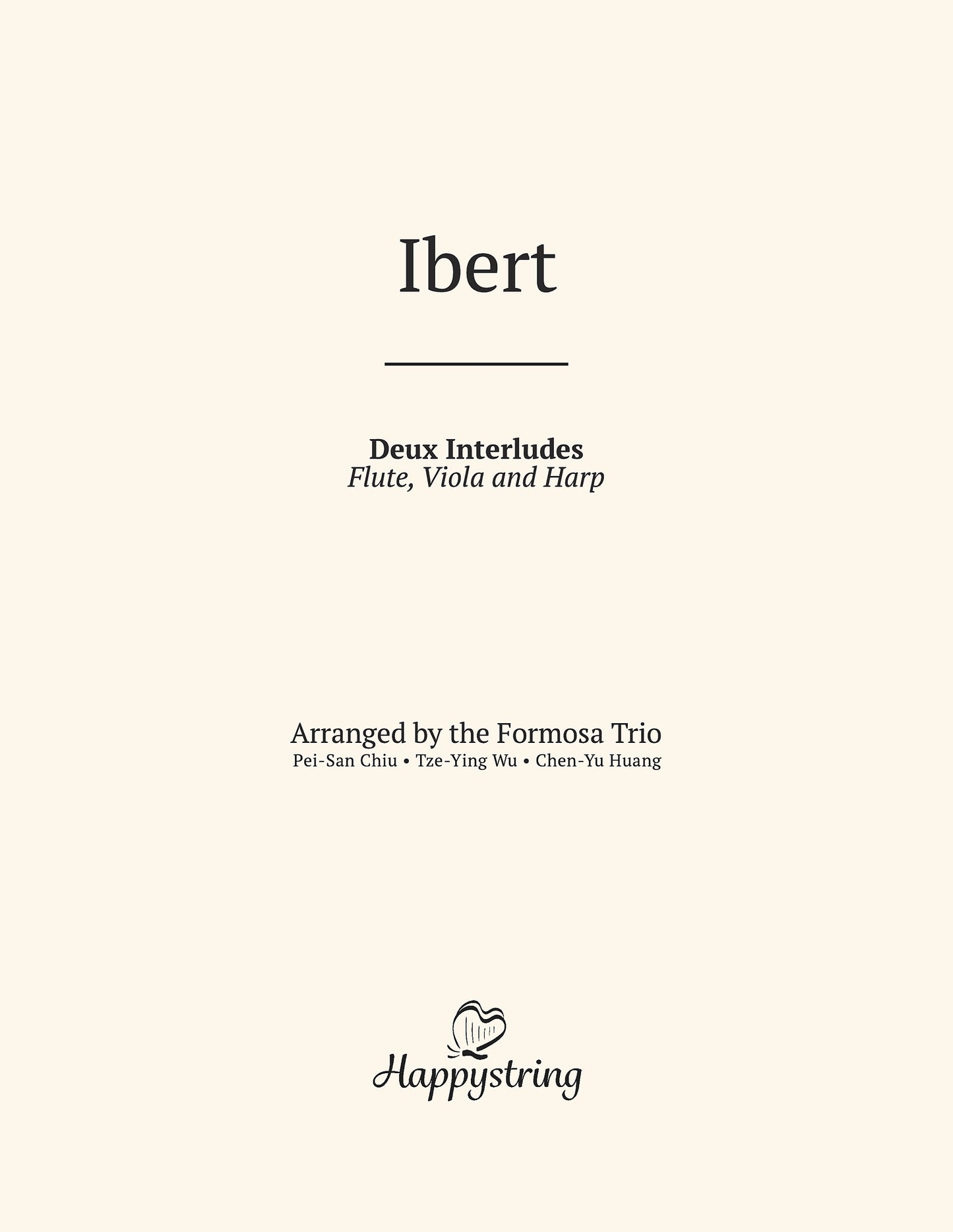 Deux Interludes by Jaques Ibert