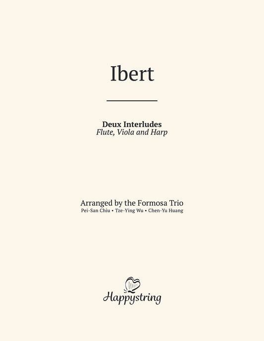 Deux Interludes by Jaques Ibert