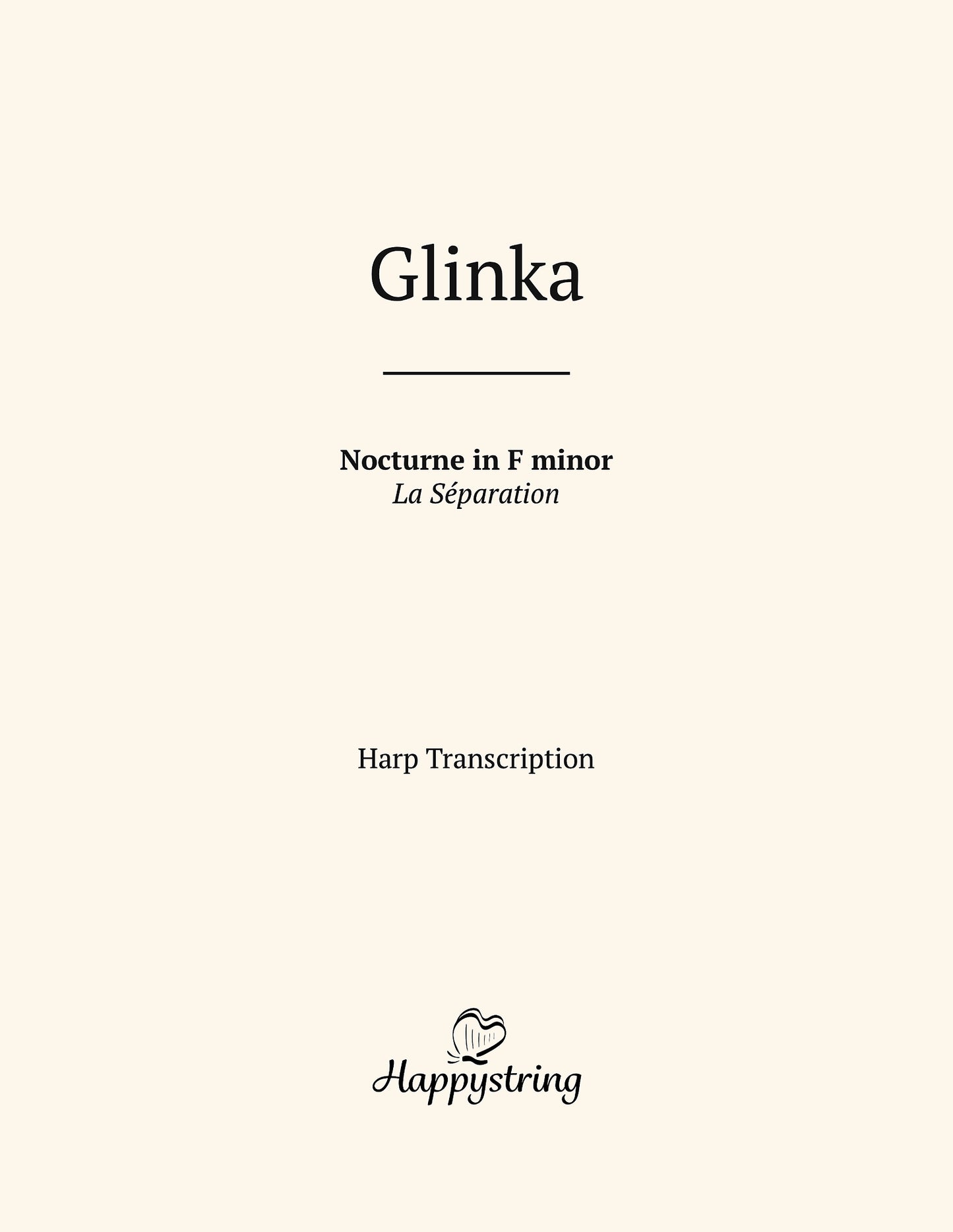 Nocturne in F Minor by Glinka