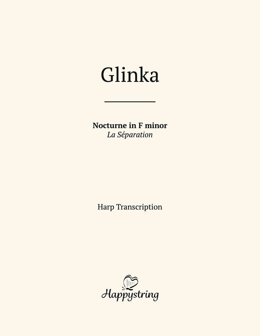 Nocturne in F Minor by Glinka Digital Edition