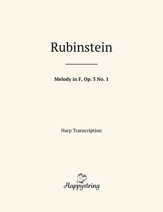 Melody in F by Rubinstein Digital Edition