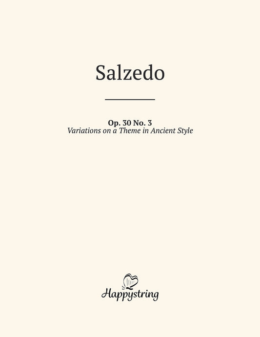 Variations on a Theme in Ancient Style by Carlos Salzedo