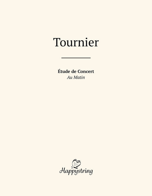 Au Matin by Marcel Tournier Digital Edition